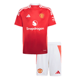 Manchester United Heimtrikot-Set 2024/25 für Kinder (Trikot + Shorts)